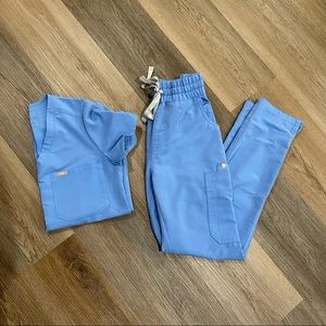 Figs Ceil Blue Scrub Set XXS/ XXS Petite